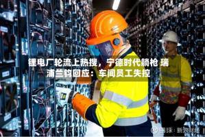 锂电厂轮流上热搜，宁德时代躺枪 瑞浦兰钧回应：车间员工失控