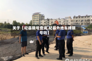 关于【杞县限号查询,杞县外地车牌限号吗】