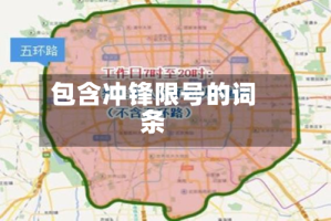 包含冲锋限号的词条
