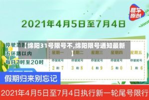 【绵阳31号限号不,绵阳限号通知最新】