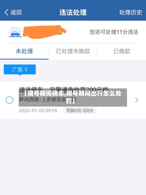 【限号期间骑车,限号期间出行怎么处罚】-第3张图片