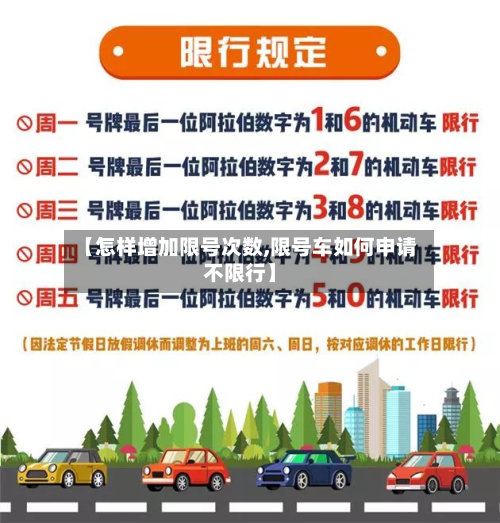 【怎样增加限号次数,限号车如何申请不限行】-第1张图片