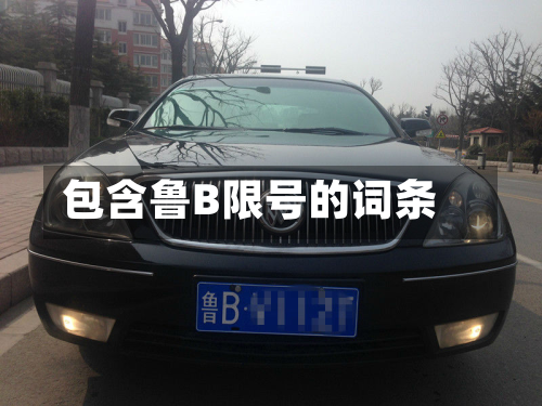 包含鲁B限号的词条-第1张图片