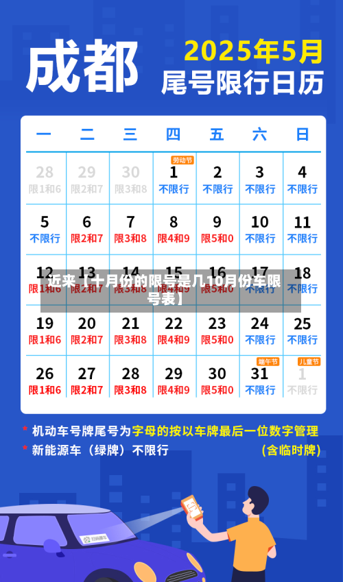 近来【十月份的限号是几10月份车限号表】-第1张图片