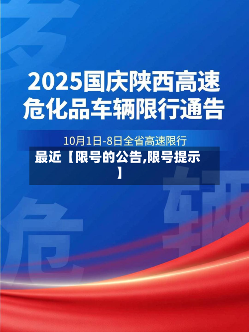 最近【限号的公告,限号提示】-第2张图片